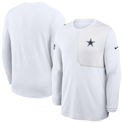 Dallas Cowboys Nike Sideline Coach UV Dri-FIT Long Sleeve Shirt