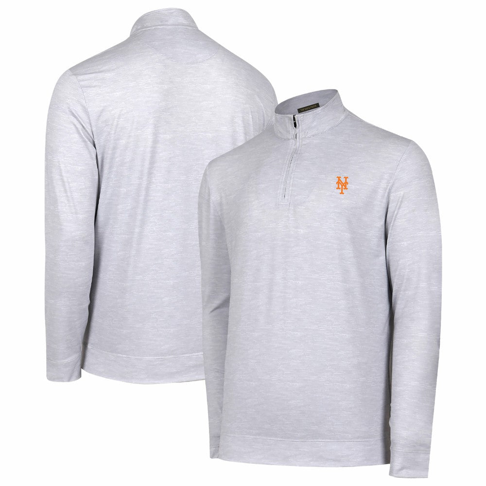 New York Mets Sublime Tri-Blend Quarter-Zip Jacket | MLB Outlet