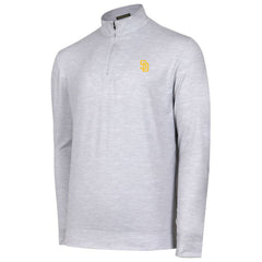 San Diego Padres Sublime Tri-Blend Quarter-Zip Jacket | MLB Outlet