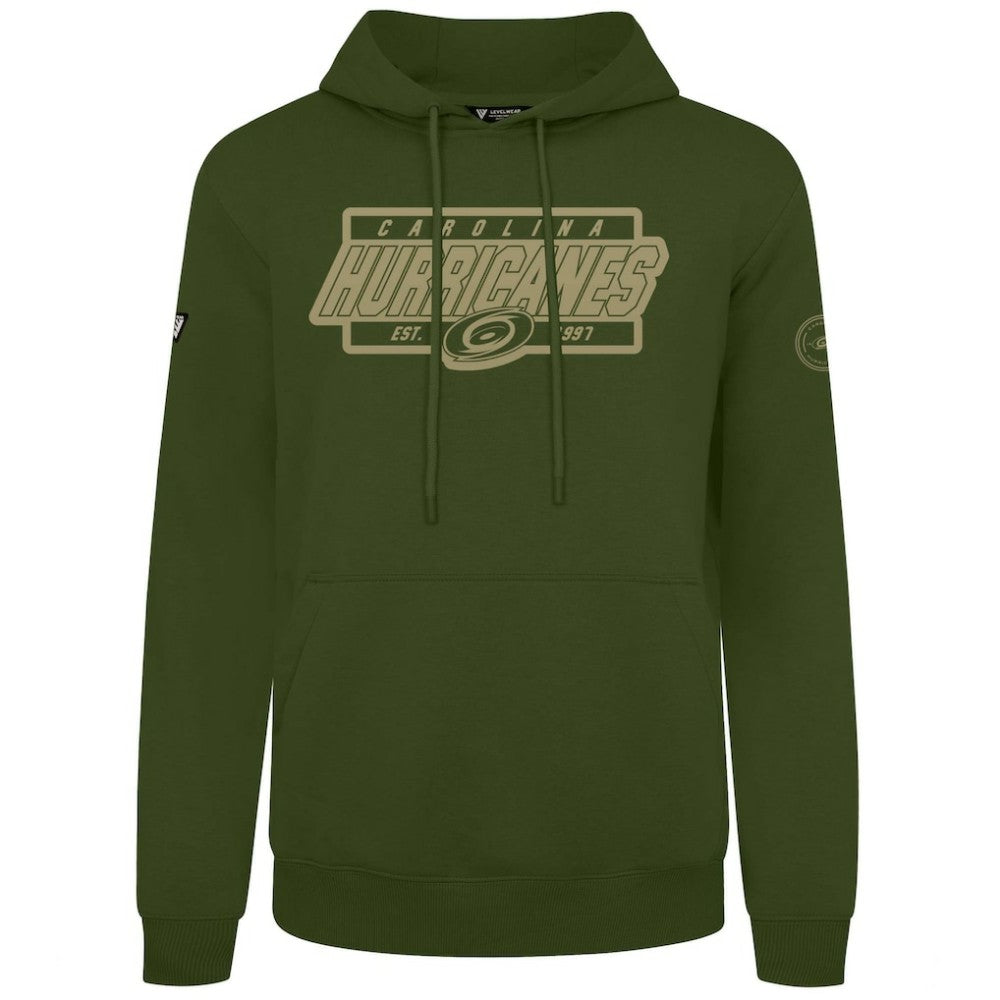Carolina Hurricanes Levelwear Podium Pullover Hoodie On Sale