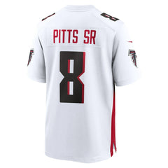 Atlanta Falcons Nike Kyle Pitts Sr. White Game Jersey