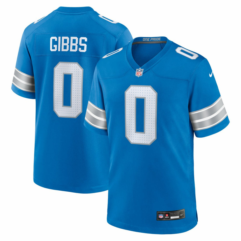 Detroit Lions Nike Jahmyr Gibbs Game Player Jersey