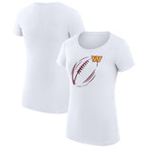 Washington Commanders G-III 4Her by Carl Banks Women's Super-Slim Fit Lightweight Subtle Football T-Shirt