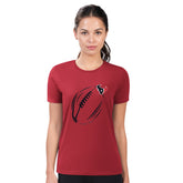 Houston Texans G-III 4Her by Carl Banks Women's Super-Slim Fit Lightweight Subtle Football T-Shirt