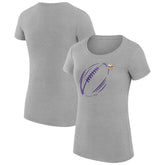 Minnesota Vikings G-III 4Her by Carl Banks Women's Super-Slim Fit Lightweight Subtle Football T-Shirt