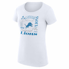 Detroit Lions G-III 4Her by Carl Banks Women's Super-Slim Fit Lightweight Collage Team T-Shirt