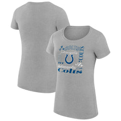 Indianapolis Colts G-III 4Her by Carl Banks Women's Super-Slim Fit Lightweight Collage Team T-Shirt