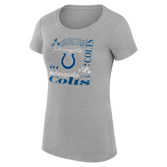 Indianapolis Colts G-III 4Her by Carl Banks Women's Super-Slim Fit Lightweight Collage Team T-Shirt