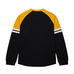 Boston Bruins Mitchell & Ness Thermal Henley Long Sleeve T-Shirt Outlet
