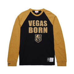 Vegas Golden Knights Mitchell & Ness Legendary Slub Raglan Long Sleeve T-Shirt Discount