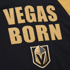 Vegas Golden Knights Mitchell & Ness Legendary Slub Raglan Long Sleeve T-Shirt Discount
