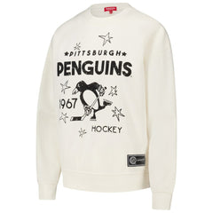 Pittsburgh Penguins Mitchell & Ness Women's Logo 3.0 Pullover Sweatshirt Discount