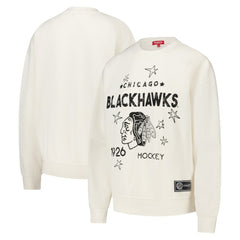 Chicago Blackhawks Mitchell & Ness Women's Logo 3.0 Pullover Sweatshirt Online