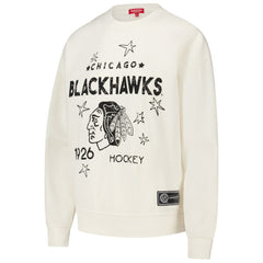 Chicago Blackhawks Mitchell & Ness Women's Logo 3.0 Pullover Sweatshirt Online