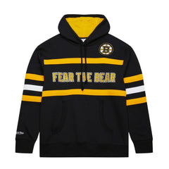 Boston Bruins Mitchell & Ness Head Coach Slogan Pullover Hoodie Sale