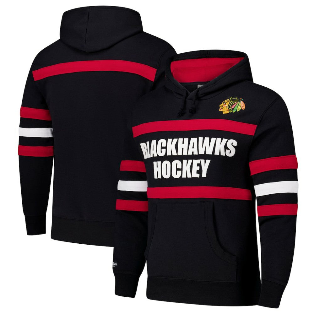 Chicago Blackhawks Mitchell & Ness Head Coach Slogan Pullover Hoodie Discount