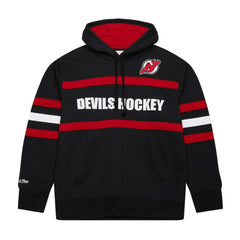 New Jersey Devils Mitchell & Ness Head Coach Slogan Pullover Hoodie For Sale