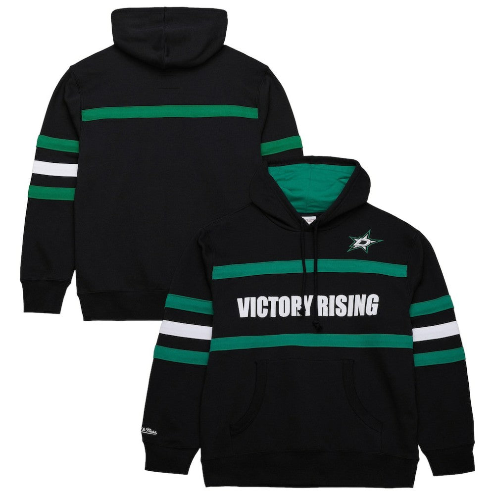 Dallas Stars Mitchell & Ness Head Coach Slogan Pullover Hoodie For Sale