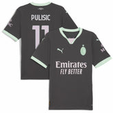 Christian Pulisic AC Milan 2024/25 Third Replica Player Jersey Charcoal - Puma