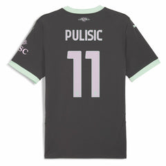 Christian Pulisic AC Milan 2024/25 Third Replica Player Jersey Charcoal - Puma