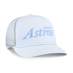 Houston Astros '47 Foundation Script Hitch Adjustable Trucker Hat | MLB Online