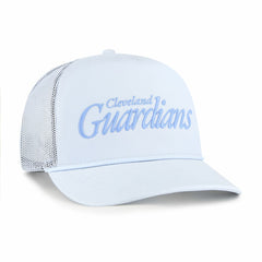 Cleveland Guardians '47 Foundation Script Hitch Adjustable Trucker Hat | MLB For sale