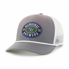 Milwaukee Brewers '47 Tide Sweep Rope Trucker Adjustable Hat | MLB New