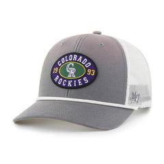 Colorado Rockies '47 Tide Sweep Rope Trucker Adjustable Hat | MLB On Sale