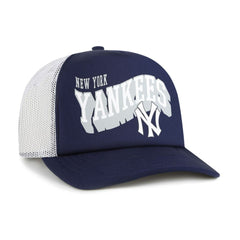 New York Yankees '47 Meander Foam Trucker Snapback Hat | MLB Discount