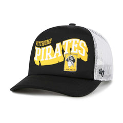 Pittsburgh Pirates '47 Meander Foam Trucker Snapback Hat | MLB Online