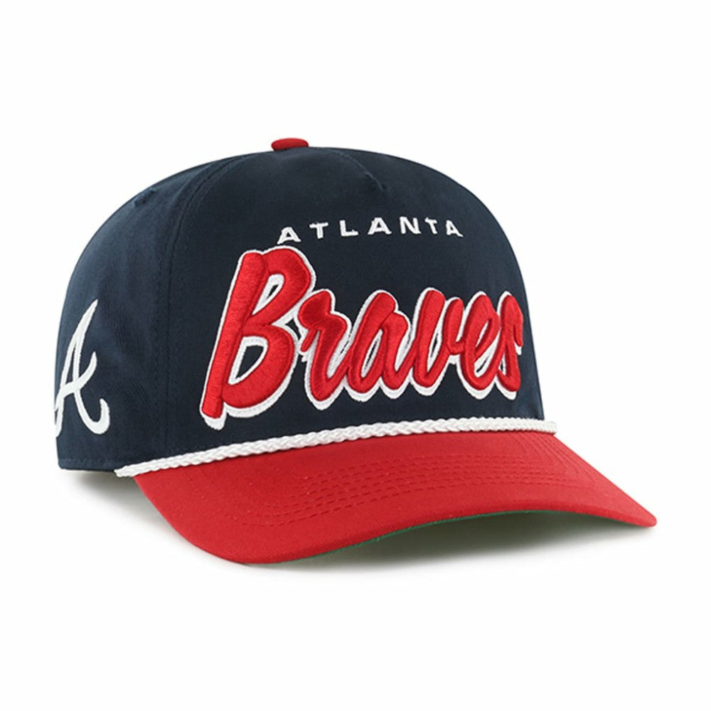 Atlanta Braves '47 Dropshadow Rope Hitch Adjustable Hat | MLB New