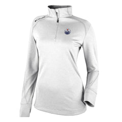 Edmonton Oilers Columbia Women's Omni-Wick Shotgun 2.0 Quarter-Zip Pullover Top Sale