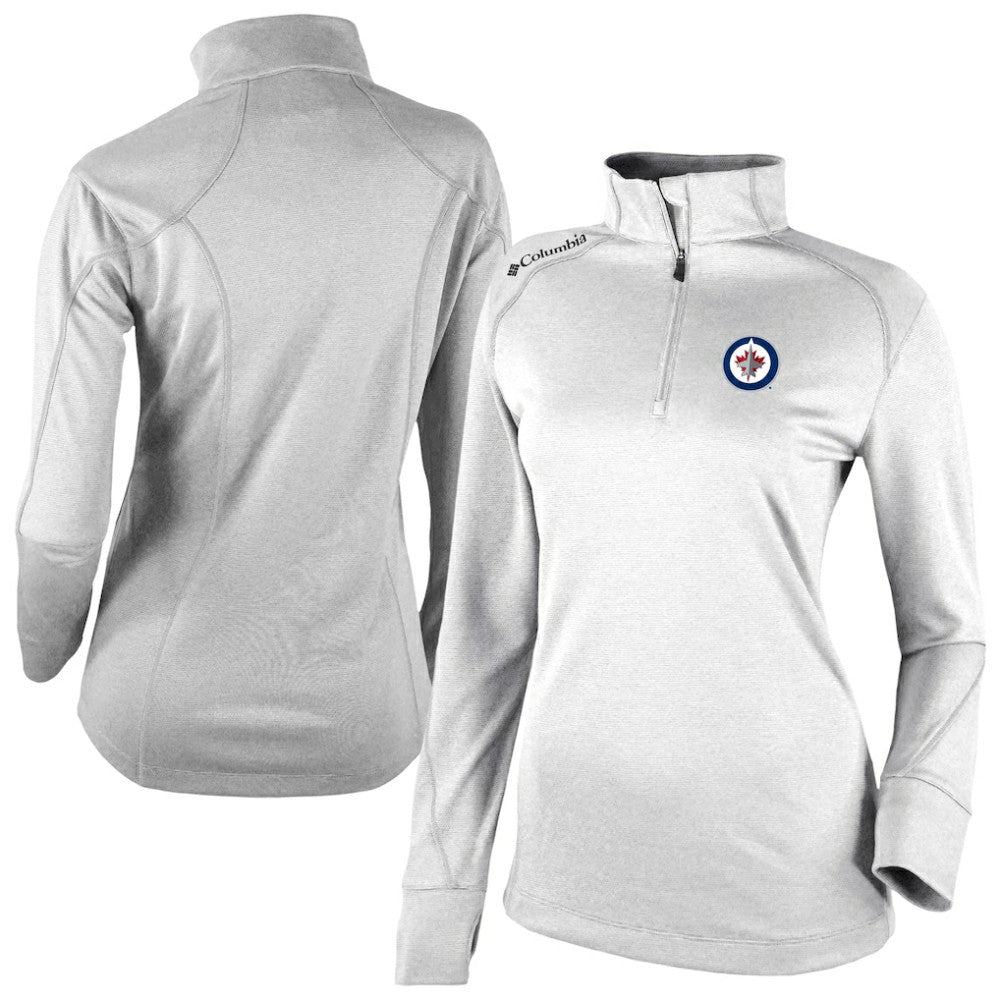 Winnipeg Jets Columbia Women's Omni-Wick Shotgun 2.0 Quarter-Zip Pullover Top On Sale