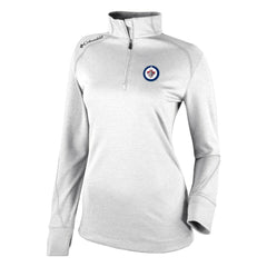 Winnipeg Jets Columbia Women's Omni-Wick Shotgun 2.0 Quarter-Zip Pullover Top On Sale