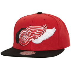 Detroit Red Wings Mitchell & Ness Soul Triple Up Snapback Hat Outlet