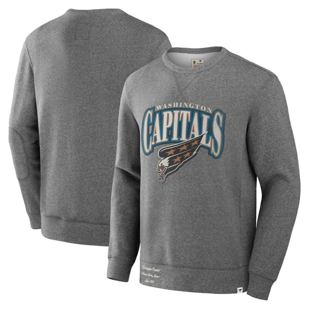 Washington Capitals Fanatics Decades Collection Legendary Fleece Pullover Sweatshirt On Sale