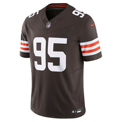 Cleveland Browns Nike Myles Garrett Team Vapor F.U.S.E. Limited Jersey