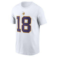 Minnesota Vikings Nike Justin Jefferson Name & Number T-Shirt