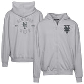 New York Mets Levelwear Uphill Abyssal Full-Zip Hoodie | MLB Discount