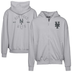 New York Mets Levelwear Uphill Abyssal Full-Zip Hoodie | MLB Discount