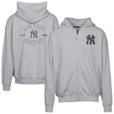 New York Yankees Levelwear Uphill Abyssal Full-Zip Hoodie | MLB Outlet
