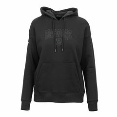 Milwaukee Brewers Levelwear Women's Adorn Darkmoon Pullover Hoodie | MLB New
