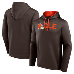 Cleveland Browns Logo Athletic Head Start Pullover Hoodie