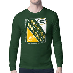 Green Bay Packers Starter Shield Logo Long Sleeve T-Shirt