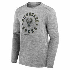 Milwaukee Bucks NBA Hoops for Troops Long Sleeve T-Shirt Online