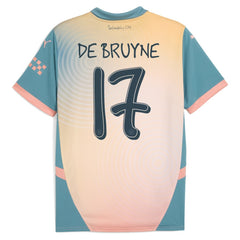 Kevin De Bruyne Manchester City 2024/25 Fourth Replica Player Jersey Blue - Puma