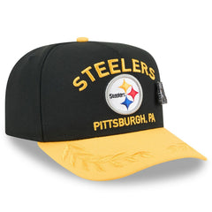 Pittsburgh Steelers New Era 2025 NFL Draft On Stage A-Frame 59FIFTY Fitted Hat