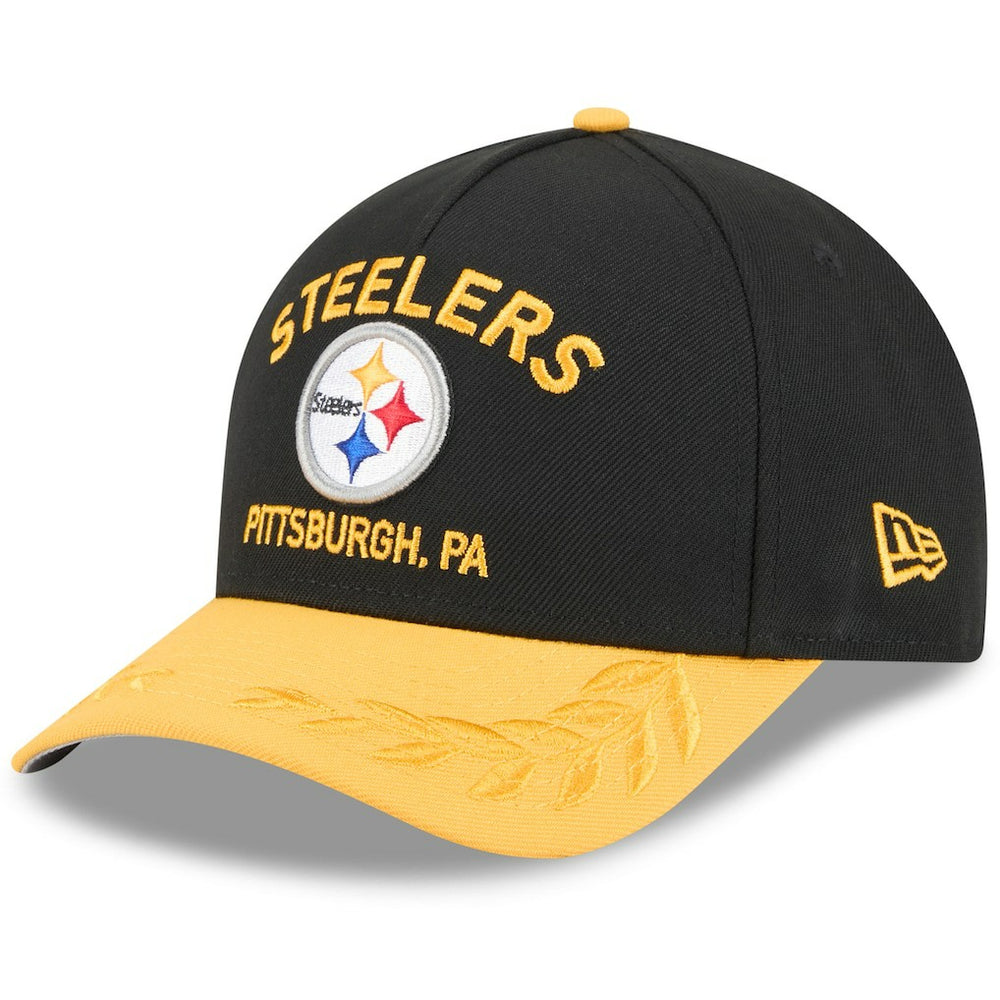 Pittsburgh Steelers New Era 2025 NFL Draft 9FORTY A-Frame M-Crown Adjustable Hat