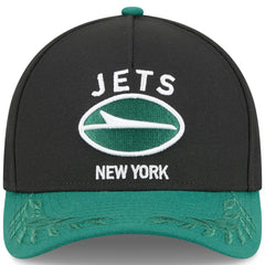 New York Jets New Era Youth 2025 NFL Draft 9FORTY A-Frame M-Crown Adjustable Hat