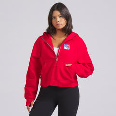 New York Rangers lululemon Women's Scuba Oversized Half-Zip Hoodie Discount